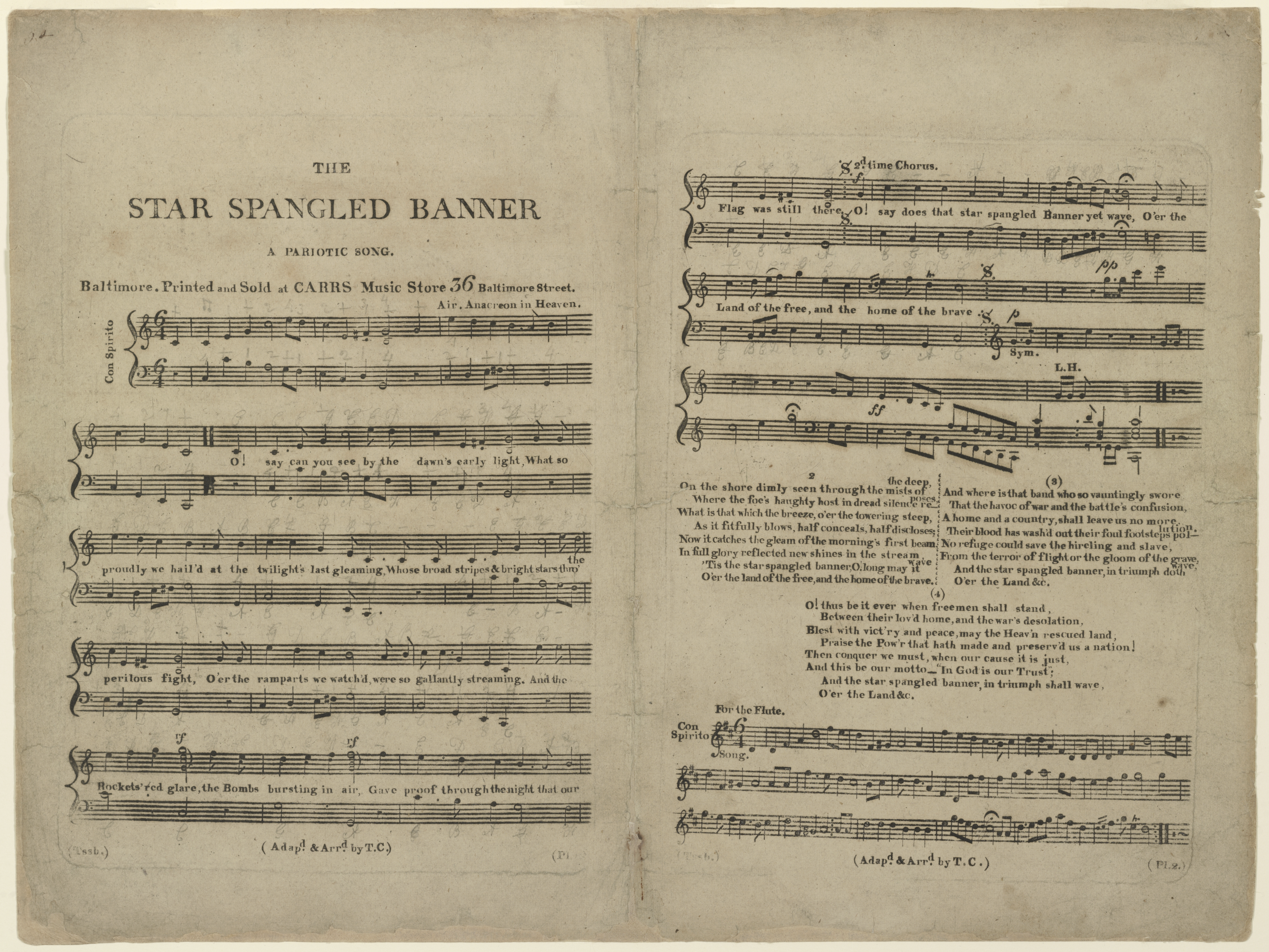 The Star-Spangled Banner in 1814